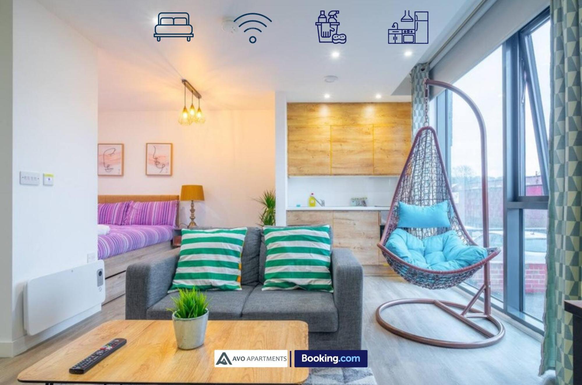 Avo Apartments: Serviced Short Lets with Free WiFi in South Yorkshire Sheffield Exterior photo